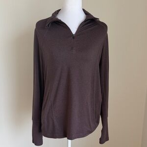 Lukka Lux purple athletic top